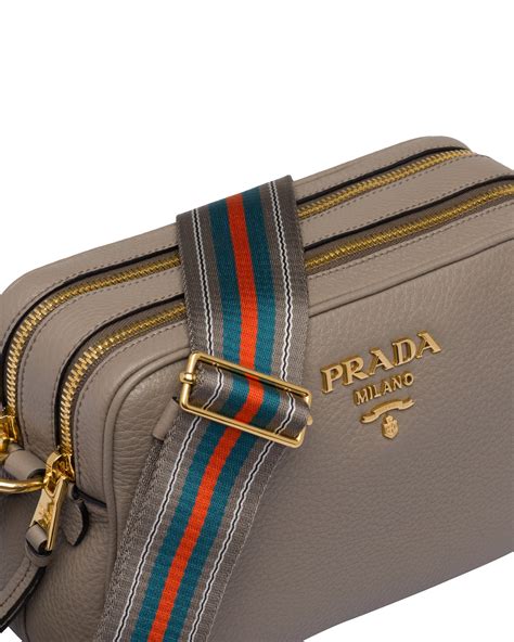 women crossbody purse prada leather|prada crossbody with coin purse.